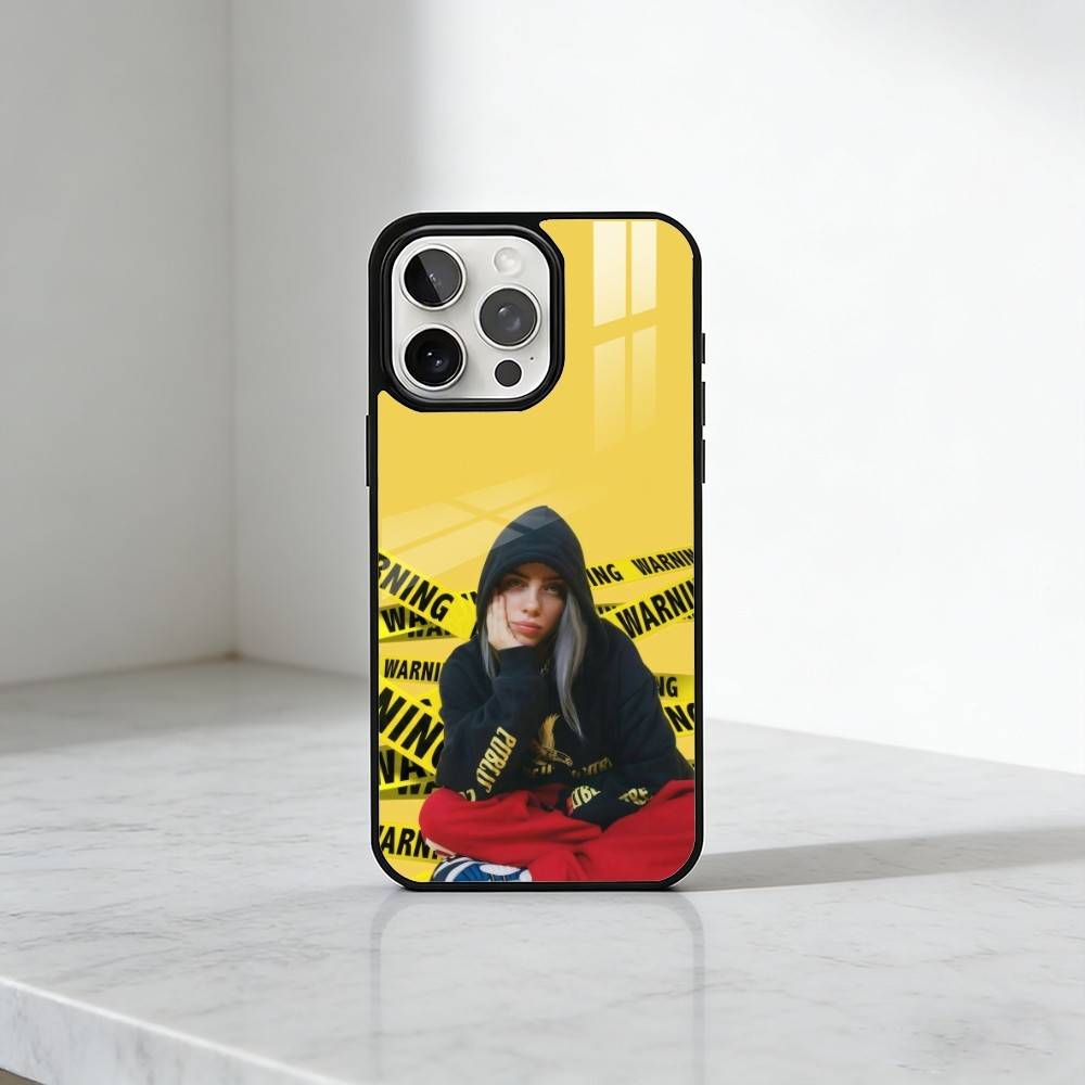 BE B-Billie Bad Guy Printing Phone Case For iPhone17,16,15,14,13 Plus,Pro Max Magnetic For Magsafe Wireless Charging