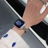For Xiaomi Smart Band 9/9 NFC/8/8 NFC Denim Watch Band Metal Button Replacement Strap