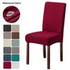Waterproof Jacquard Chair Cover for Dining Room Stretch Seat Slipcover Home Kitchen Spandex Protector Cases 1/2/3/4/5/6/8pcs