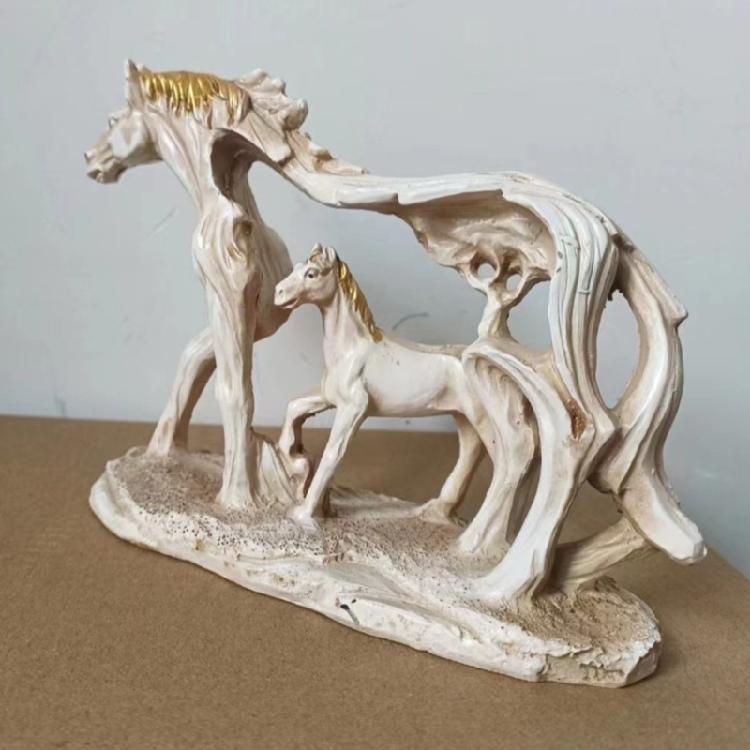 Desktops Horse Statue  Animal Sculpture Souvenir Livingrooms Office Study Decors