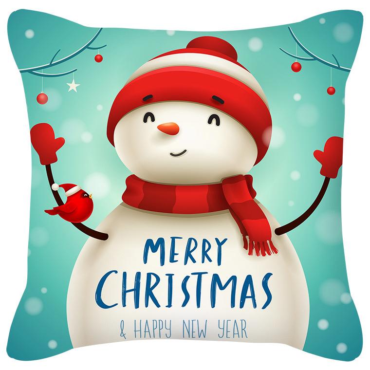 

New Ins Nordic Style Christmas Pillow Cover Holiday Gift Square Pillow Cover Cushion Cover 45 * 45cm