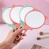 1PC Handheld Makeup Mirror Portable Folding Mirror With Handle Lady Cosmetic Beauty Tool Vanity Make Up Mirror Travel Essentials