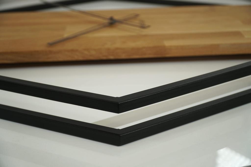 Wooden Wall Clock for the Living Room Loft Hexagon 80cm