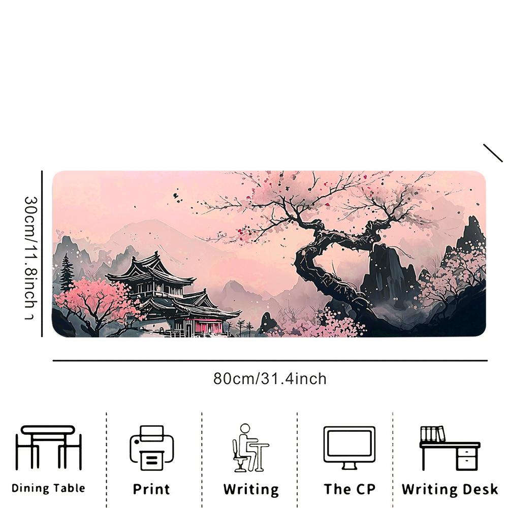 Dreamy Pink & Purple Sky XL Mouse Pad | Upgrade Your Setup with This Durable, Smooth Desk Mat for Gaming and Office