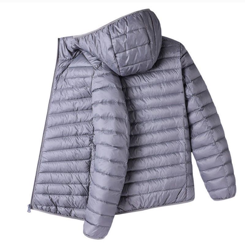 2023 Men's Slim Lightweight Hooded Down Cotton Jacket - Winter Fashion Casual Warmth