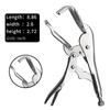 Locking Pliers Industry Vise High Torque Fixed Clamping Tool Long Nose Locking Curved Jaw C Camp Locking Pliers