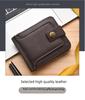 Men's Retro Short Zipper Wallet - Multi-card, Large Capacity, Fashionable Carry-on (2025)