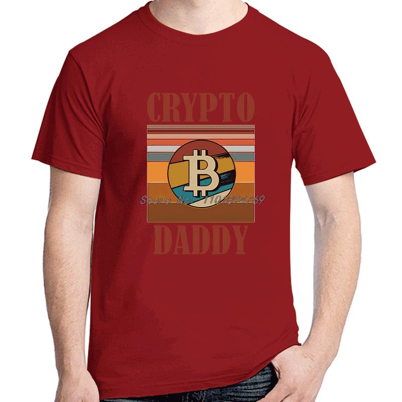 Crypto Dad Daddy Father Fashion Graphic T Shirts Cotton Short Sleeve Tshirts Summer Harajuku Tees Tops Streetwear Unisexs Clothes