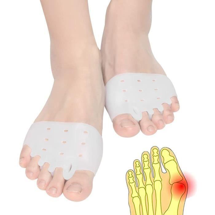 Tåskiller, Forfotspute, Metatarsalputer, (4 STK) Plantarpute Gel, Tåspreder, Gelpute Føtter