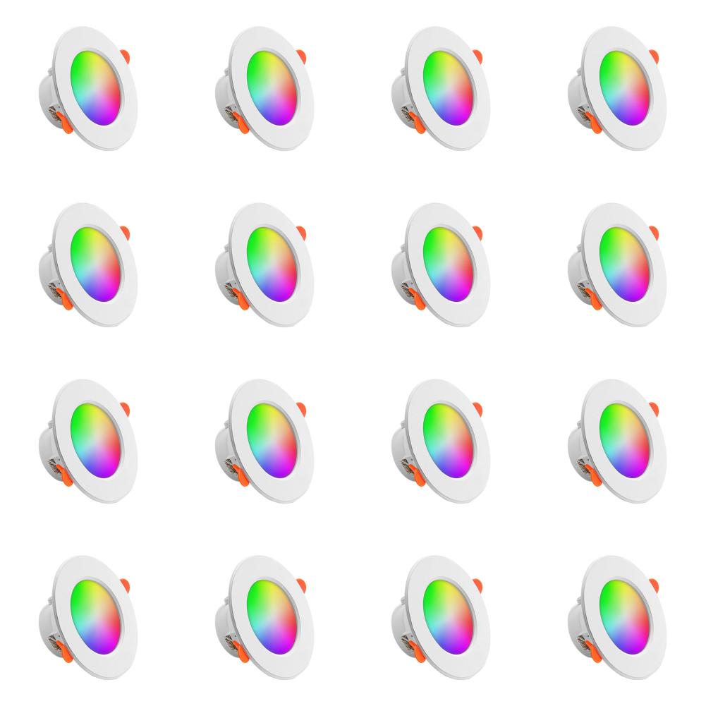 10W Smart LED Tuya Downlight Bluetooth Ceiling Lamp RGB Lamp APP Remote Control Color Changing Light for Google Home for Living