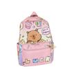 Thickened Capybara Backpack Nylon Children School Bag Cartoon Animal Daypack  Unisex