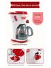 Children's Educational Play Kitchen Set with Electric Appliances and Tableware