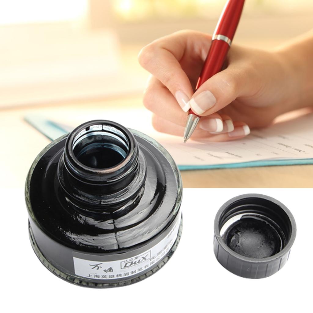 Stationeries Ink Glass Writing Fountain Smooth Bottle Student Pen 50ML School Office Supplies