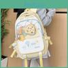 Cartoon Pattern Backpack Student Large Capacity Schoolbag Outdoor Bag Travel