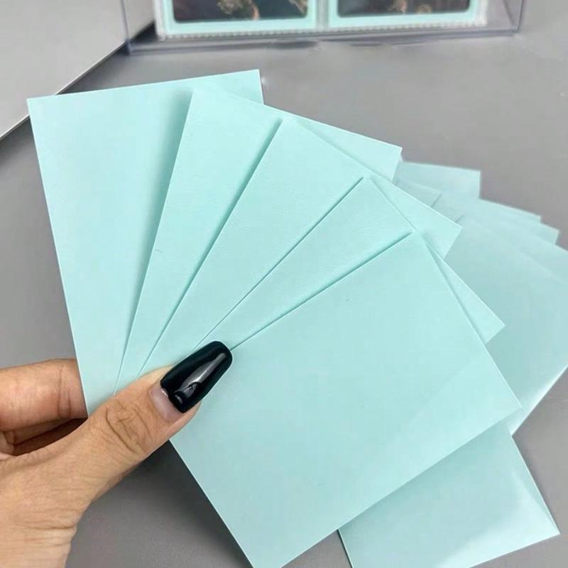 50pcs/Pack 61x91mm Ins Kpop Idol Card Sleeves Top Loaders Cards Protectors-Pink Back To School