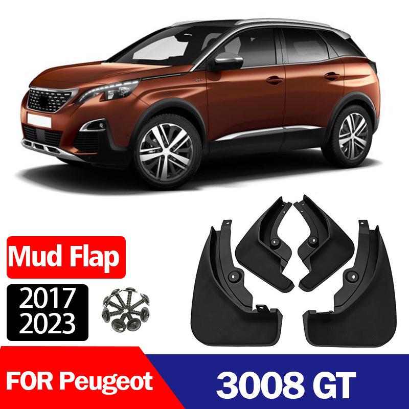 For Peugeot 3008 GT car tires, mudguards, mudguards, and leather tiles 2017-202