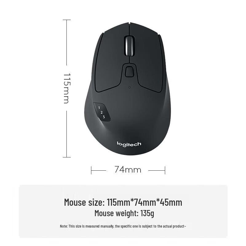 Logitech M720 Triathlon Wireless Multi-Device Mouse