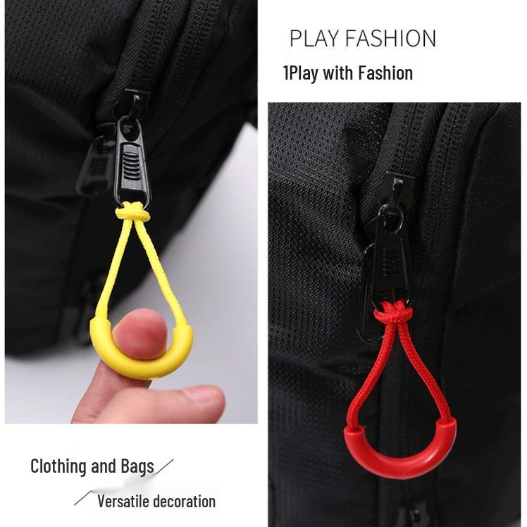 Detachable Zipper Pulls: Tail Ropes, Drawstrings, Buckle Pendants for Clothing & Backpacks