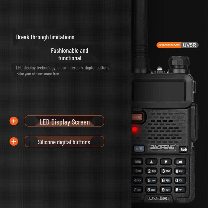 BaoFeng UV-5R Pro Dual Band Two-Way Radio (CN Version)