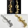 Dinosaur Keychain Metal Pendant With Electroplated Finish For Fashion Accessories