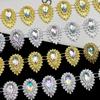 4.5M 2.6cm Width Rhinestone Silver Handmade DIY Beaded Lace Trim Clothing Accessories Plastic Components Rhinestone Chain