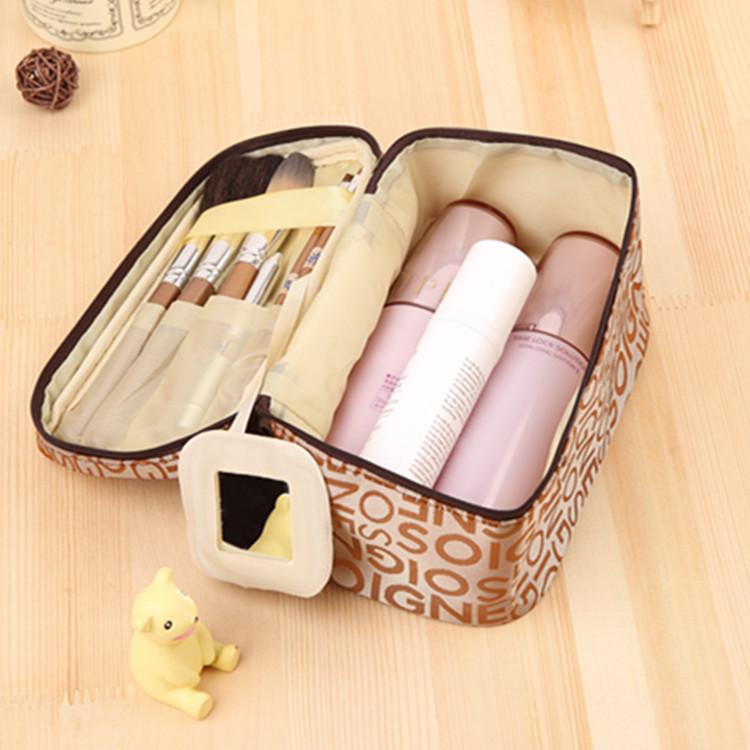 Sac de Voyage Maquillage et Articles de Toilette Mode Femme - Sac Fourre-tout Organisateur Grande Capacité