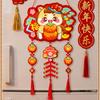 Handmade New Year Wall Pendants Traditional Fu Hanging Ornament  Living Room Decoration