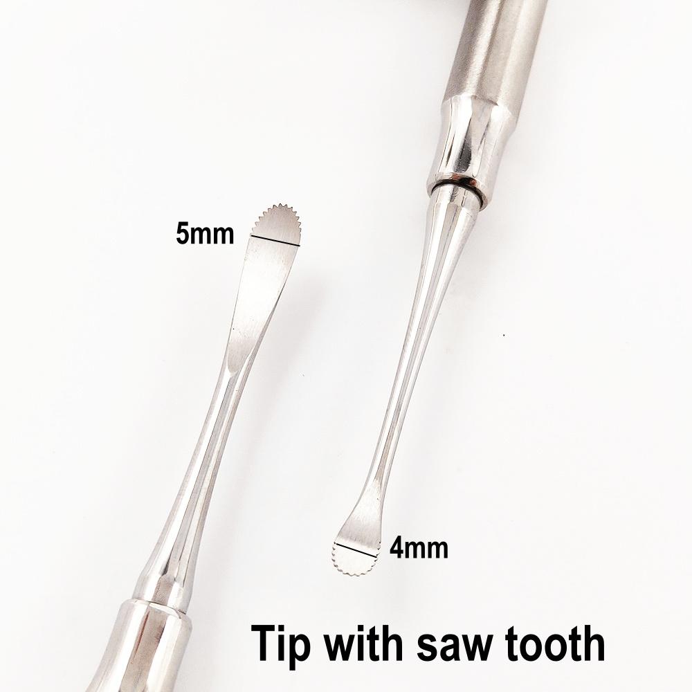 

Титановый зубной имплантат с двойными концами, периостальный элеватор, разделитель перисталя, инструмент для отражения и втягивания стоматологических инструментов 1 piece I with saw tooth