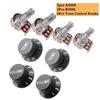 Guitar Potentiometer Volume Tone Control Knob 18mm Guitar Volume Tone Potentiometer 25K250K500K