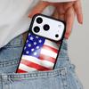 Silk Flags USA America Phone Case for iPhone 17ProMax 12 13 14 15 16e 17 Pro Max Plus Air Cover