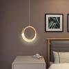 Nordic modern LED pendant light gold Acrylic chandelier Creativity hanging lamp indoor home loft bedroom bedside study stairs