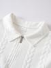 2025 Spring/Autumn Men's Outdoor Casual Lapel Half-Zip Pullover Sweatshirt with Long Sleeves