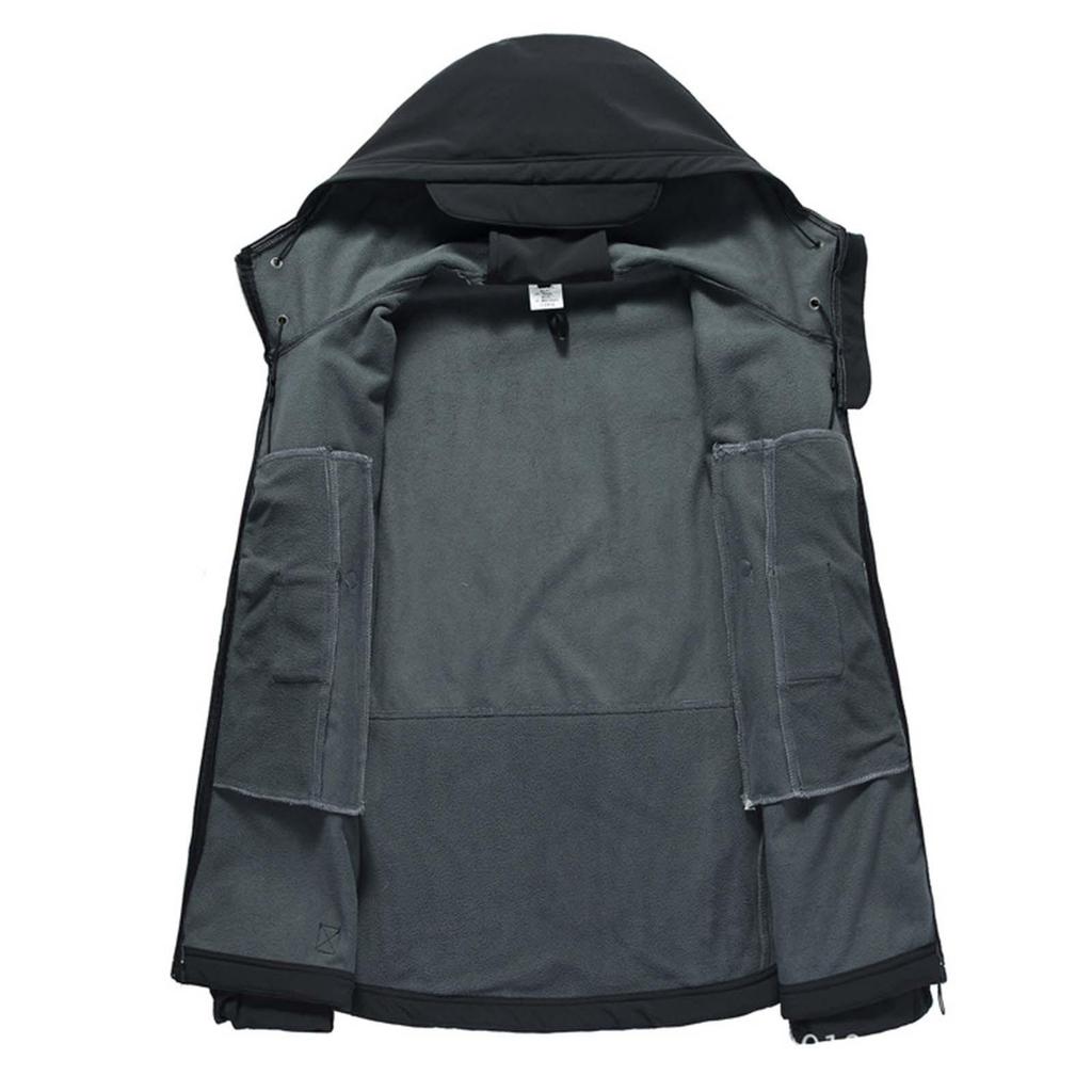 Camouflage Sharkskin Jacket Set Fleece Waterproof Tactical Set