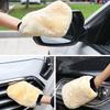 Car Cleaning Glove Ergonomic Design Scratch Free Lint-Free Strong Water Absorption Widely Used Car Wash Mitt