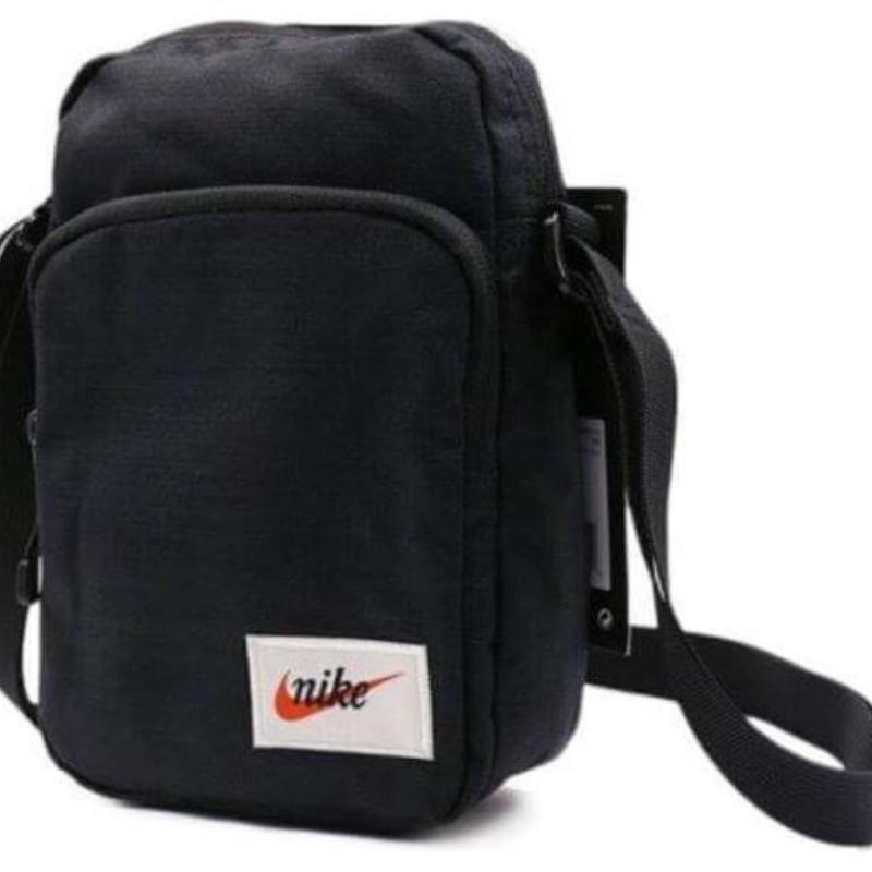 Nike Polyester Shoulder Bag, Crossbody Bag Unisex Black Casual CK0988-010