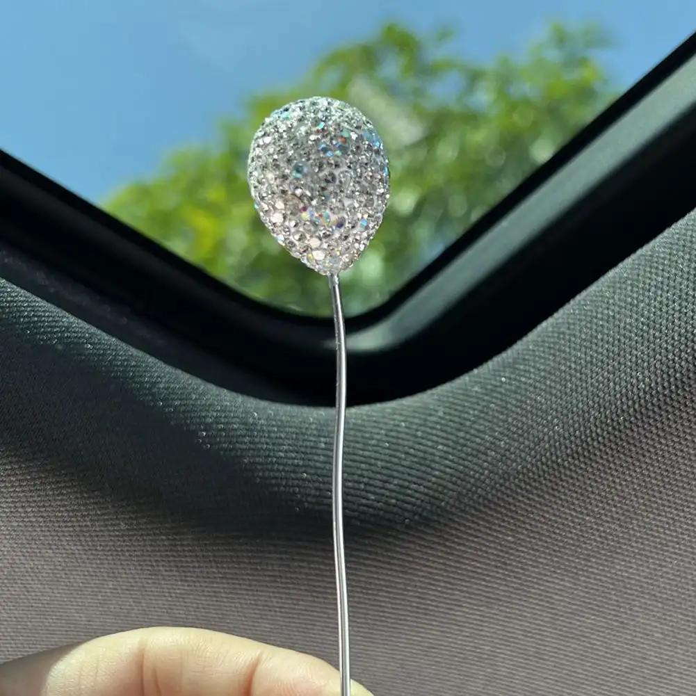 Car Ornament Center Console Decoration Cute Balloon Heart Figure Auto Interior Decoration Pink Dashboard Accessories Gifts