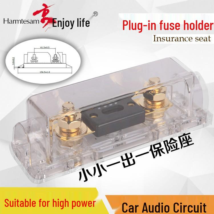 

Car Amplifier Fuse Holder with Blade Terminal 100A