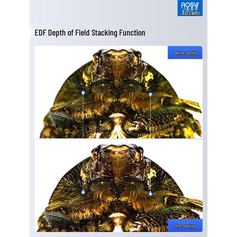 AOSVI Digital Trinocular Stereo Microscope