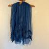 Used Silk indigo-dyed stole