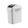 Creative Garbage Can with Shaker Cover Simple Storage Bucket Rubbish Bin Rectangle Wastebasket