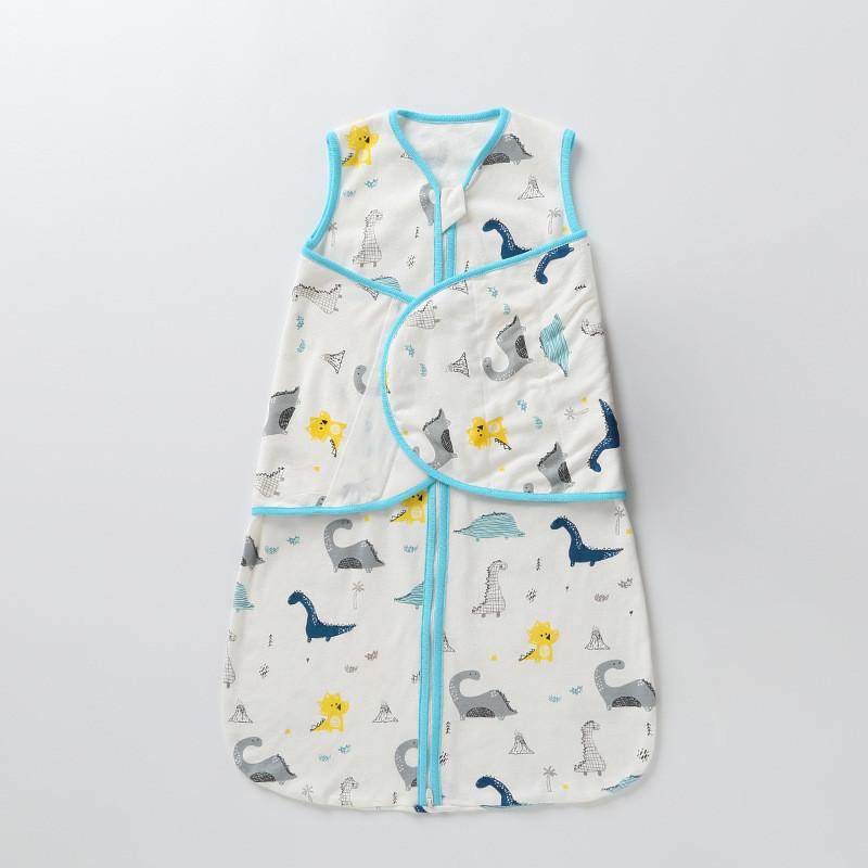 Dinosaur Baby Sleep Sack With Breathable Cotton For Newborns And Toddlers