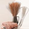 Faux Pampas Grass 17.3in High Rustic Colors Durable Cloth Widely Used Fake Reed Grass