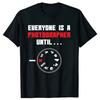 Funny Photographer Camera Mode Dial T-shirt