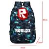 Stylish Roblox Backpack For Kids Featuring A Vibrant Cartoon Pattern And Large Capacity