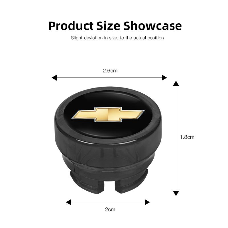 Car Cigarette Lighter Dust Cover Dustproof Decoration Cap For Chevrolet Cruze Spark Captiva Suburban Camaro Malibu Silverado