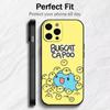 Cute B-Bugcat CapooS Phone Case For iPhone17,16,15,14,13,12 Plus,Max Soft Silicone Black Cover