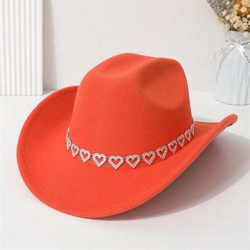 Bridal love jazz top hat European and American style knight hat high quality woolen straw hat men's and women's photo travel hat