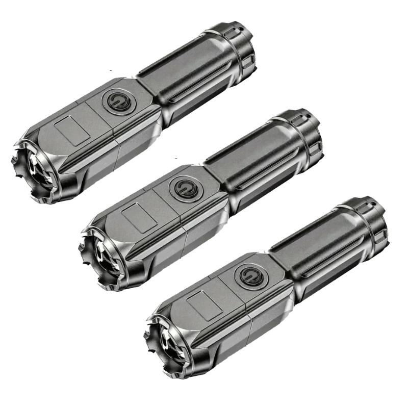 Powerful LED Flashlight Rechargeable USB Waterproof Zoom Emergency Fishing Hunting For Outdoor Camping  Flashlight LED Torch Work Lamp