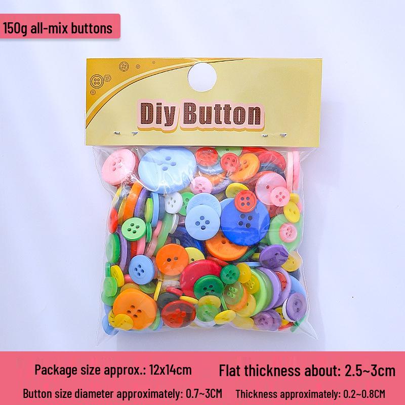 

Набор для создания красочного букета из пуговиц своими руками: Креативные детские украшения ручной работы