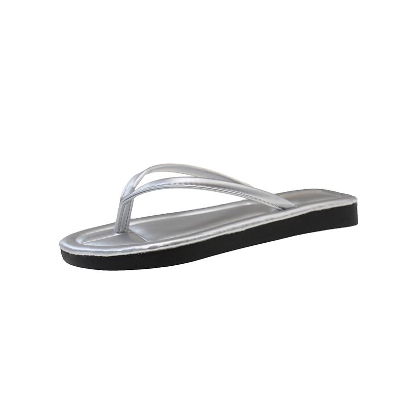 Sommer-Flip-Flops Damen Ins Neu Lässig Mode All-Match Flip-Flops Outdoor Lässig Rutschfest Strand Schuhe